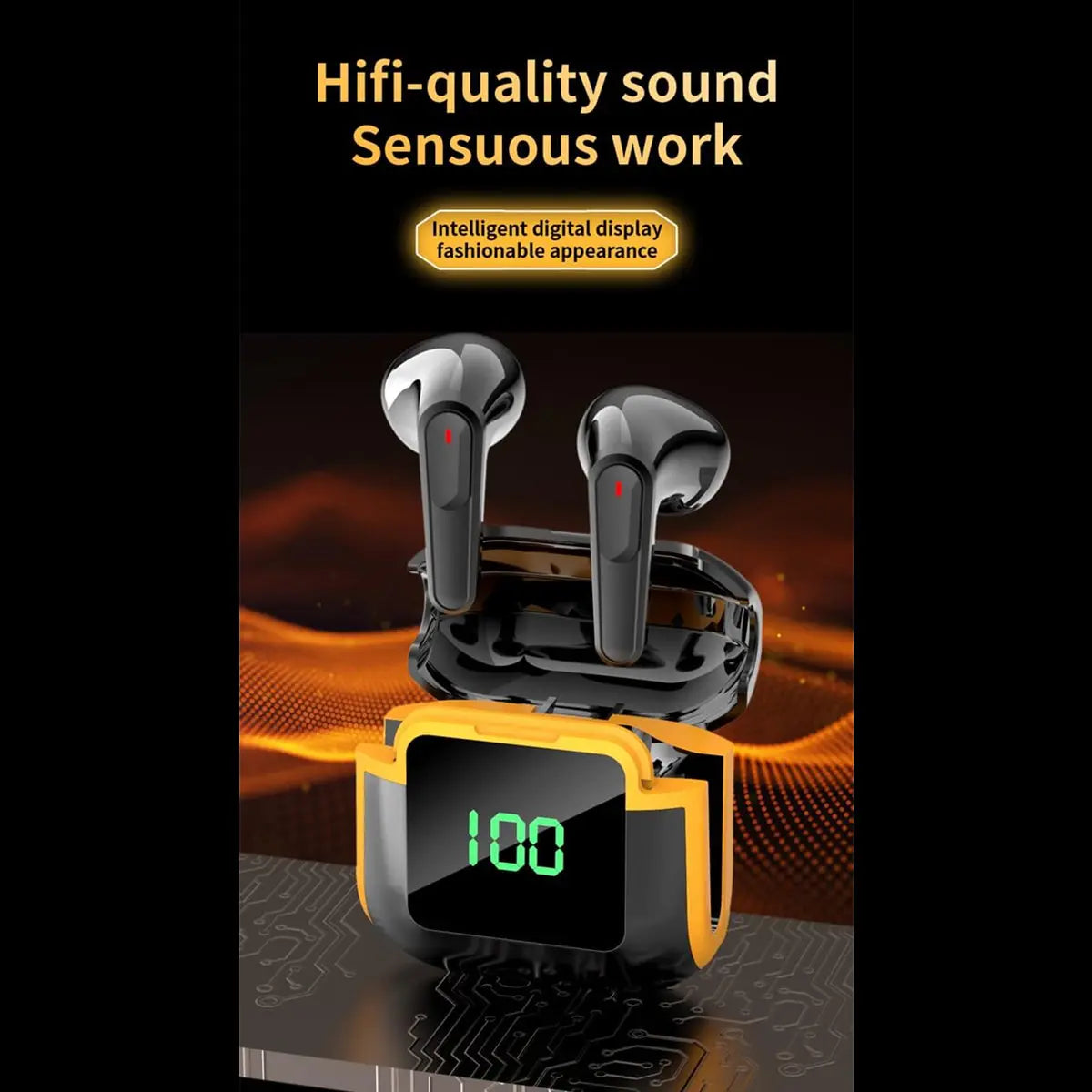 AUDÍFONOS INALÁMBRICOS IMPERMEABLES PRO 90 TWS CON CONTROL