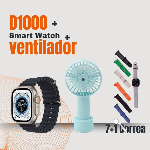RELOJ D1000 SMART WATCH ROSADO